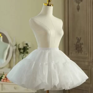 kf-S249bd79ddc764863b17fd6aef06ff059z New Fashion Tulle Crinoline Vintage Petticoat Wedding Dress Underskirt Rockabilly Tutu Fluffy Adult Short Organza Petticoats