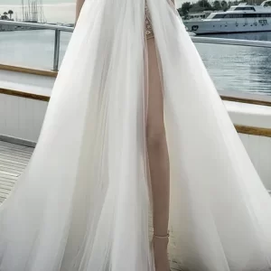 kf-S6308868c93c646cfadd0413ebe28e7556 White Detachable Tulle Petticoat Skirt Black Elastic Waist Bridal Overlay Wedding Skirt Long Tulle Over Maxi Party Skirt Train